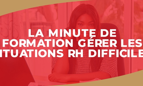 Product image for IGTC01HR - La minute de formation : Gérer les situations Resource Humaines difficiles (FR)