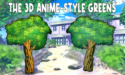 Product image for The 3D Anime-Style Greens