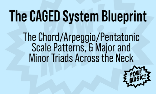 Product image for Pow Music's CAGED System Blueprint