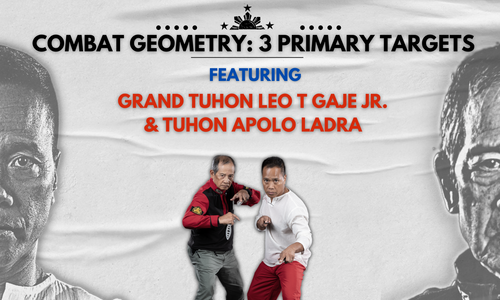 Product image for Combat Geometry: 3 Primary Targets featuring Grand Tuhon Leo T. Gaje Jr.