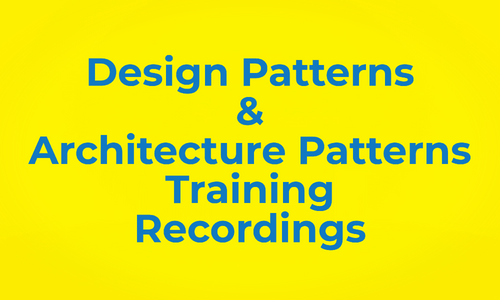 Product image for Design Patterns & Architecture Patterns Training Recordings