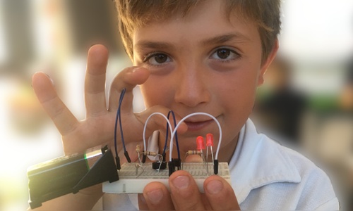 Product image for ELECTRONICS: Beginner Electronics for kids using breadboard components