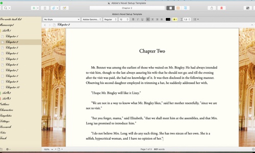 Product image for Pack of 7 Custom Scrivener Themes