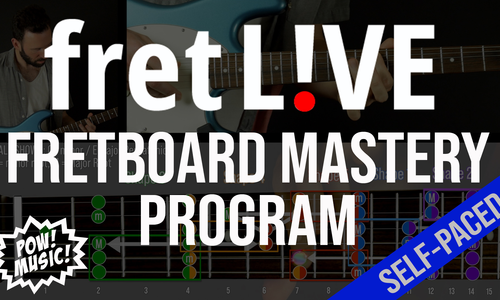 Product image for The fretLIVE Fretboard Mastery Program (Self Paced Edition)