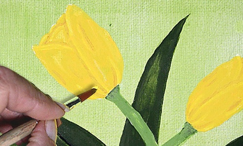 Product image for Painting Tulips in Acrylics - CLOSED to New Enrollments