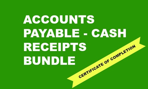 Product image for Accounts Payable - Cash Receipts Course Bundle