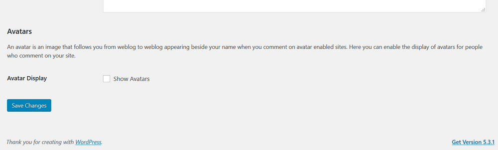 how to enable avatars in wordpress