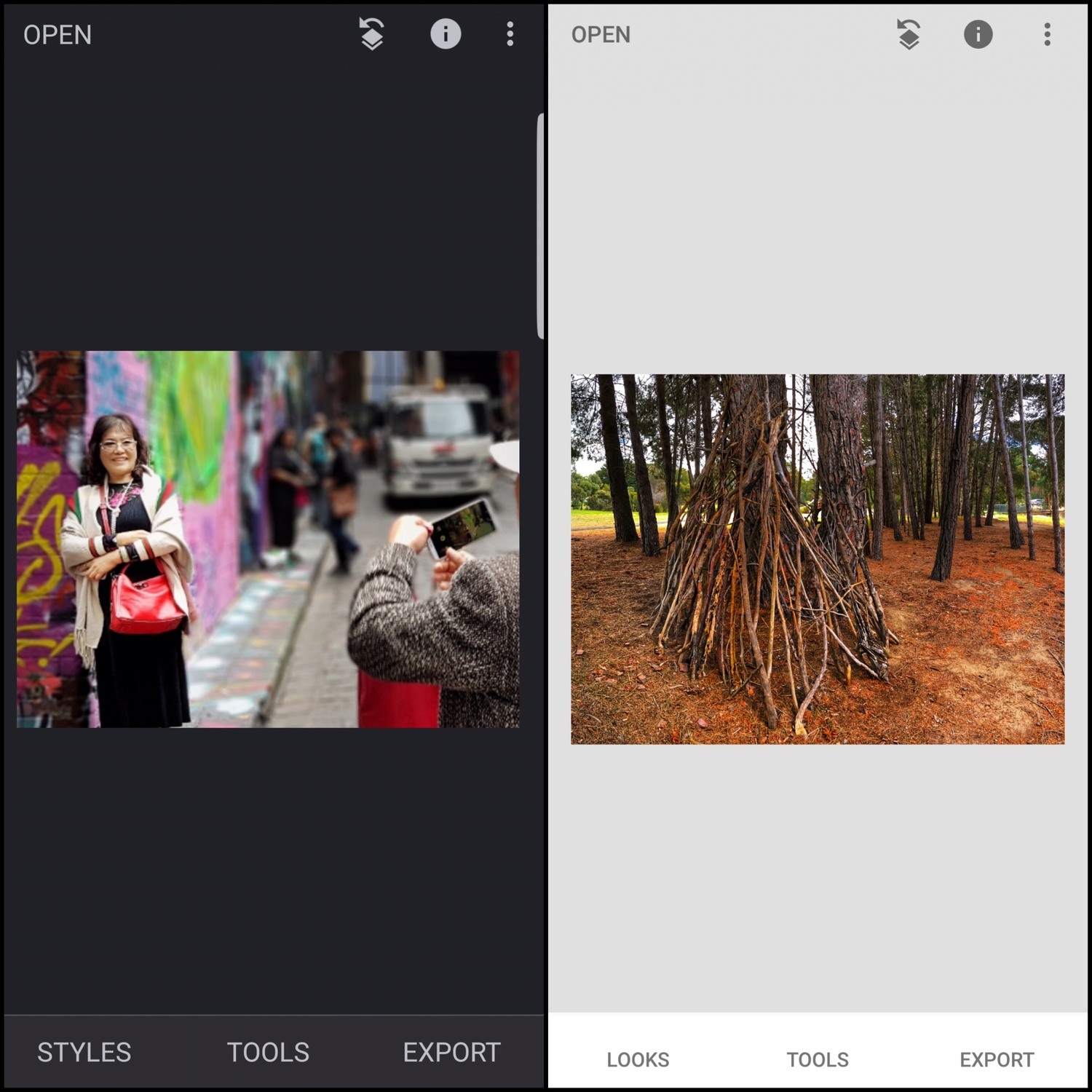 1 5 Snapseed Settings Android And Iphone Differences And Other Apps