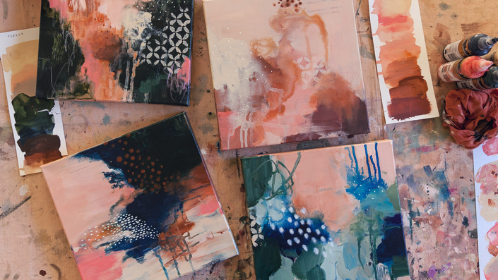 mixed media art —  Videos — LAURA HORN ART