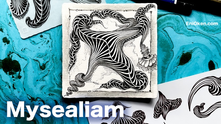 GUEST ARTIST: Zentangle & Meditative Art by Eni Oken - Doodlewash®