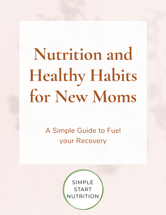 Nutrition and Healthy Habits for New Moms