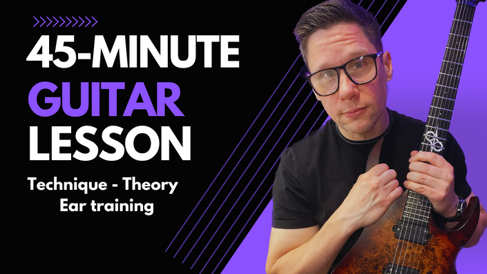 Guitar Lesson - 45 Minutes thumbnail