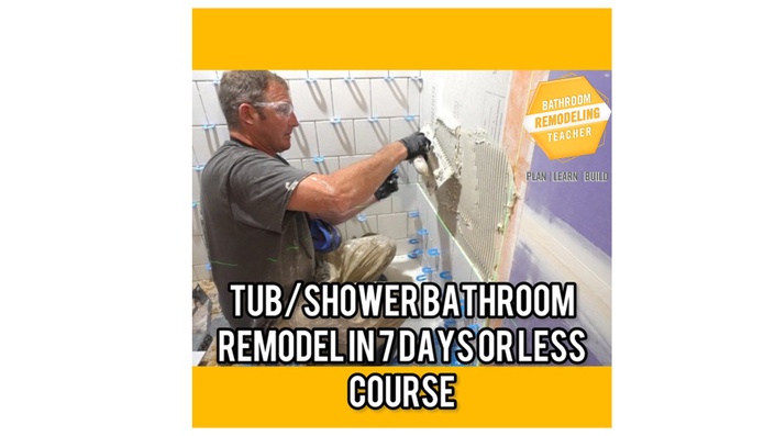 Tub/shower bathroom remodel in 7 days or less