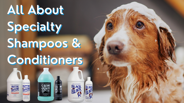 Dog grooming best sale shampoos and conditioners