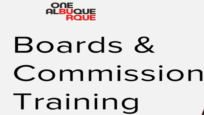 CABQ Boards and Commissions Training | City of Albuquerque Employee