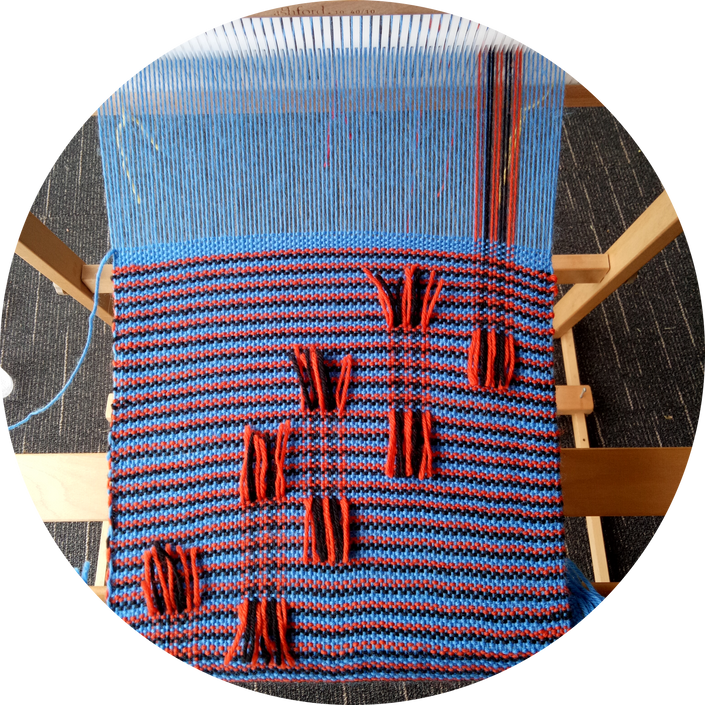 Waffle weave on rigid heddle loom by Kelly Casanova.  Rigid heddle weaving  patterns, Rigid heddle weaving projects, Rigid heddle weaving