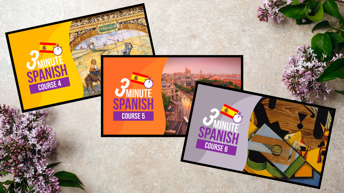 3 Minute Spanish - Course 1