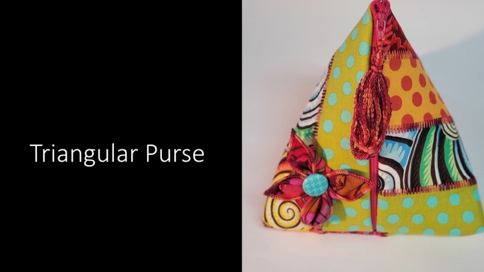 Triangular purse discount