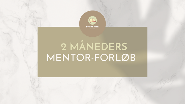 side tråd spænding 2 måneders mentor-forløb | SoMe Learn