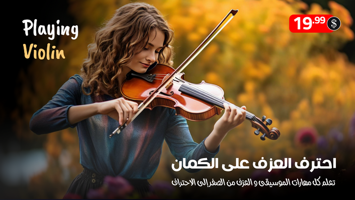 احترف العزف على الكمان