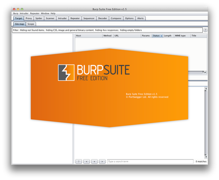 burp suite free edition v1.6