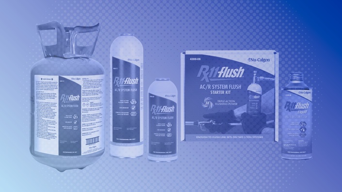 Nu-Calgon 4300-08 Rx11-flush Starter Kit, AC/R System Flush