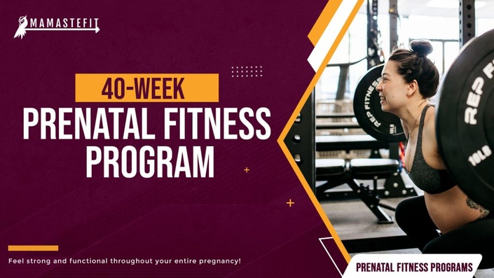 Prenatal Full Strength Program: 40-Week Fitness Program (Teambuildr App)