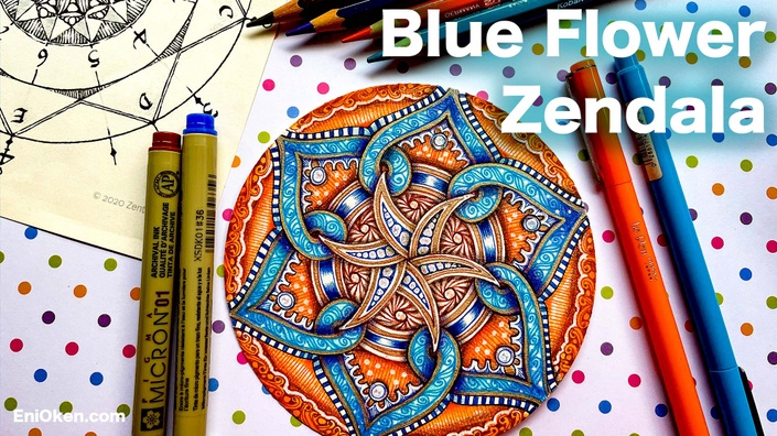 Learn to Draw Zentangle® Zenbuttons, Online class, Gifts