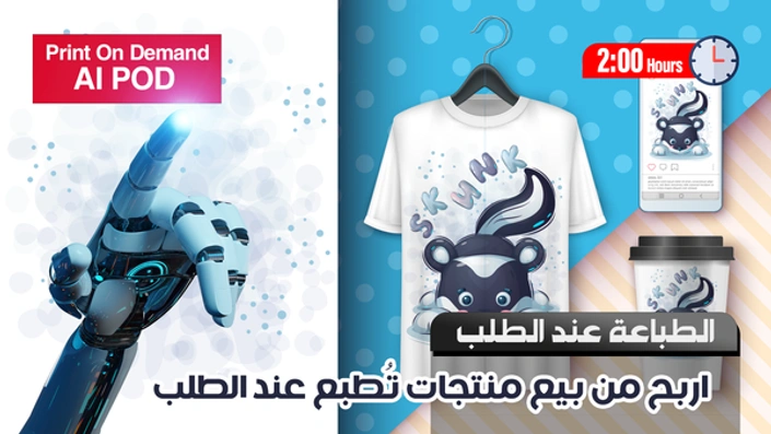 الطباعة عند الطلب بالذكاء الاصطناعى