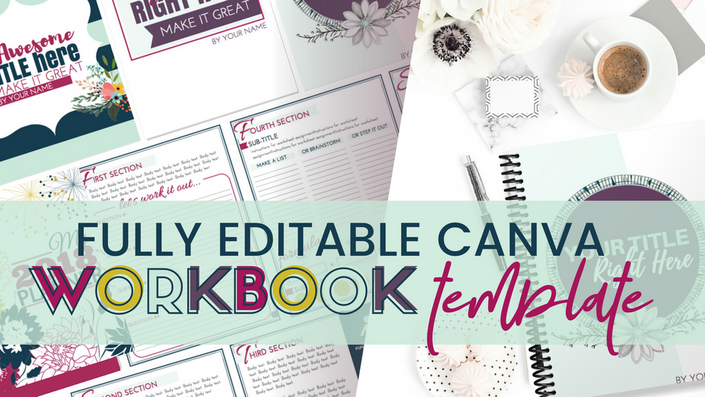 Editable Workbook Template (Canva) Simplifying DIY Design