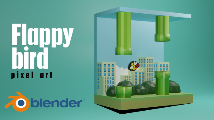 Flappy bird 3d 3D Model