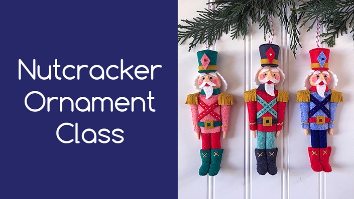 Nutcracker Ornament Class  Betz White's School of Creative Stitching