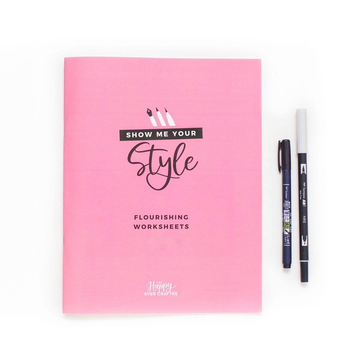 Calligraphy Workbooks - The Happy Ever Crafter