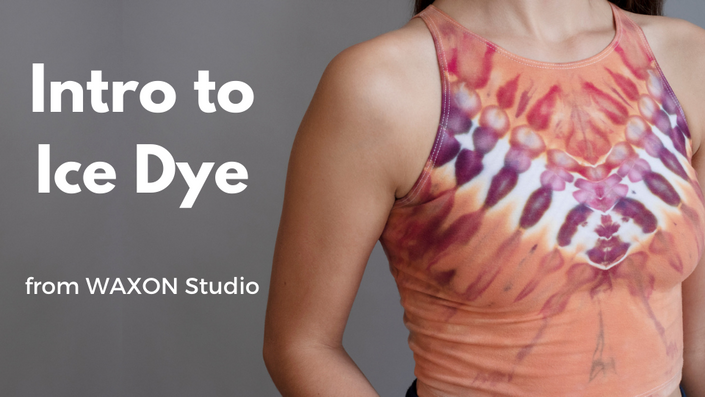 Tie-Dye Designs: Double Diamond Incline Ice Dye 