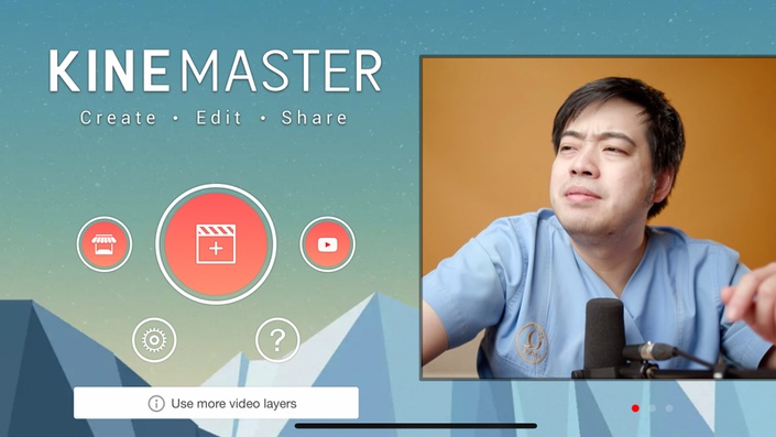 ตัดต่อวีดีโอบนมือถือ แอพ Kinemaster | Siam School Online