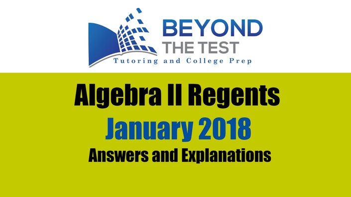 Algebra Ii Regents Math Strategies Beyond The Test