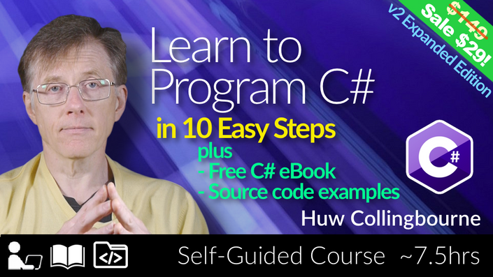 Handling Errors: Try-Catch · Programming Basics with C# - Free Coding Book  with Video Lessons