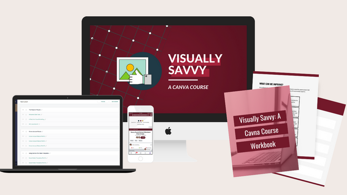 Visually Savvy: A Canva Course course image