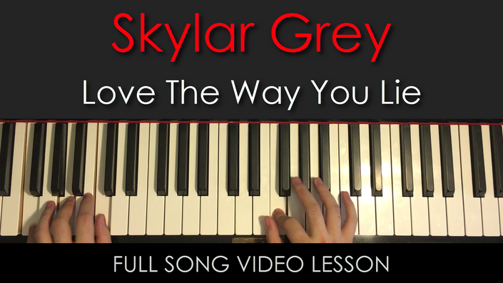 Skylar Grey | Love The Way You Lie | Full Song Video Lesson | Amosdoll