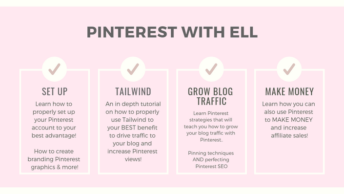 Pinterest With Ell pinterest course