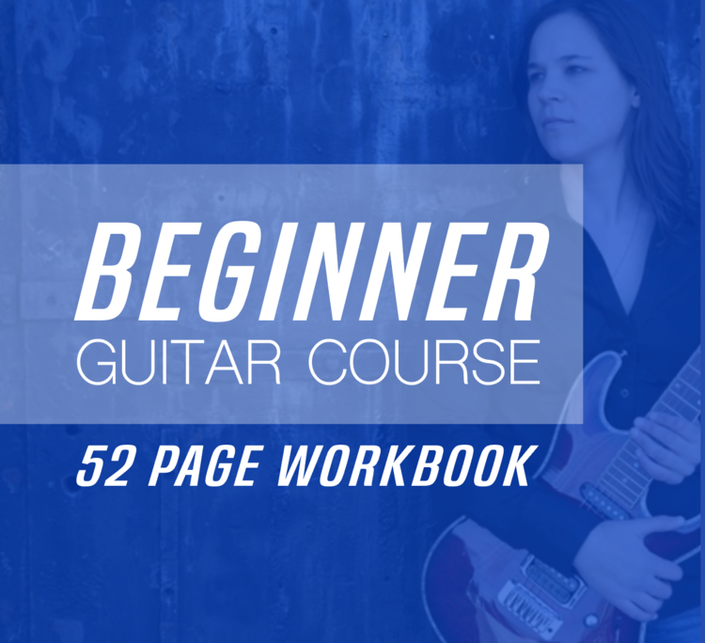 Beginner Guitar Course Workbook ONLY | Lauren Bateman's Courses