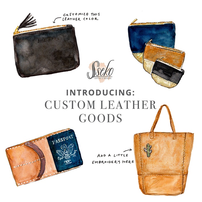 Custom Leather Goods The Sseko Fellows University