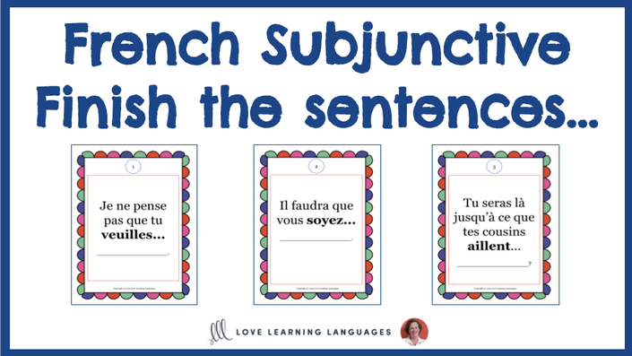 french subjunctive essay phrases