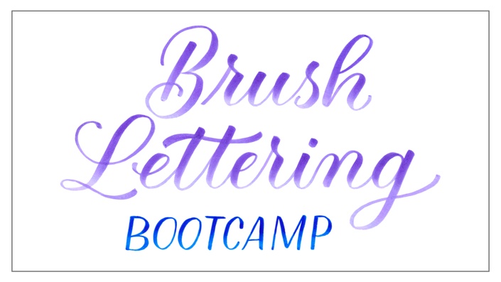 Brush Lettering Bootcamp  Loveleigh Loops Teachable School