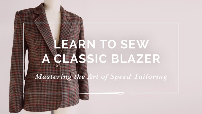 Learn To Sew A Classic Blazer Closet Case Patterns Workshops