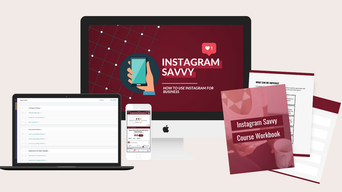 Instagram Savvy course image