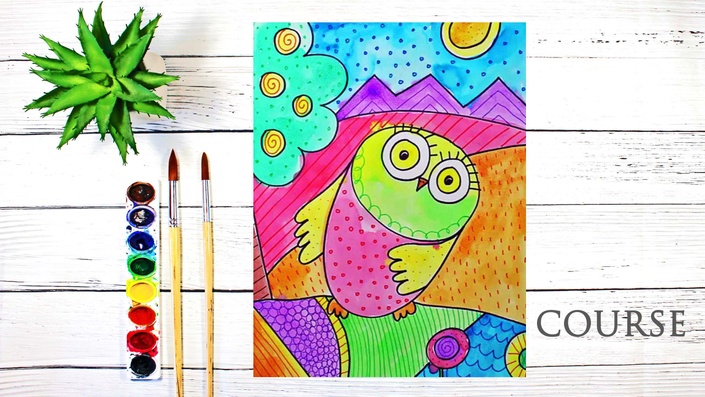 Art for Kids: Drawing and Watercolor Painting Step-by-Step