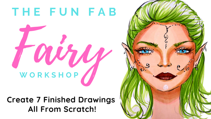 FUN & EASY Fairy Drawing Challenge with Karen Campbell [Week 1 of  #50FunFabFaries] - KAREN CAMPBELL, ARTIST