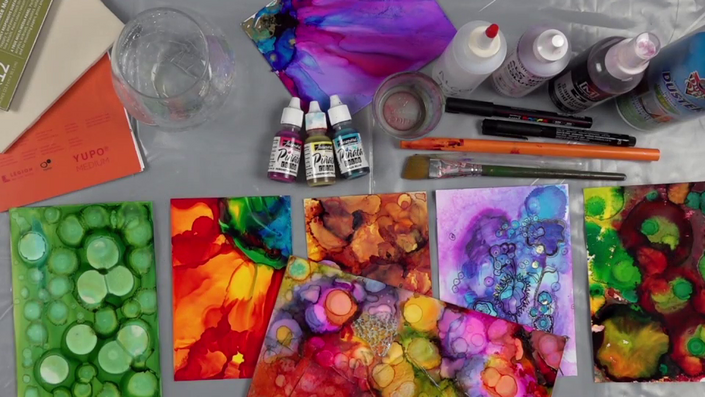 Alcohol Ink on Glass Tutorial