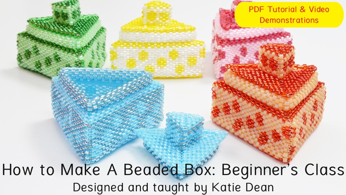 Beaded Box Pattern, Arabesque, Peyote Stitch Box With Lid, Pdf Tutorial,  English Only. -  Canada